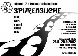 Spurensuche Flyer